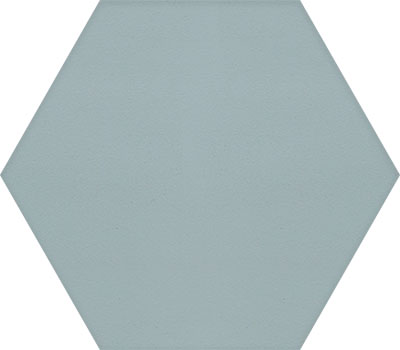 Manhattan Hex Turquoise 15x17